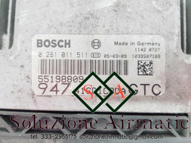 0281011511 55198809 Alfa GT 1.9 (937) centralina motore Bosch - Foto 2