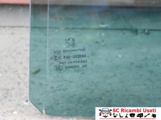 VETRO SCENDENTE POSTERIORE SINISTRO PEUGEOT 5008 1° Serie 9203KC (09) - Foto 2