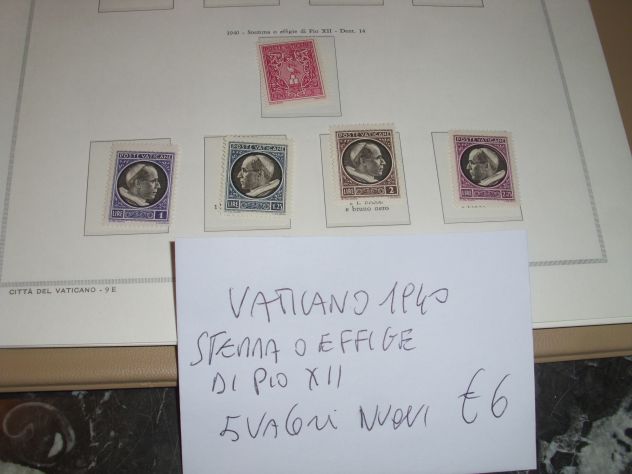Francobolli del vaticano tante annate - Foto 3