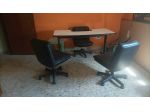 Scrivania PC con tre poltroncine