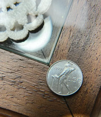 rara moneta 50 lire micro 1993
