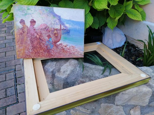 Quadro firmato Giovanni Boldini titolo Pescatori - Foto 5
