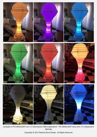 LAMPADE - PARALUMI DI DESIGN 'ECOS' - IN LEGNO E PVC ECOSOSTENIBILI - Foto 10