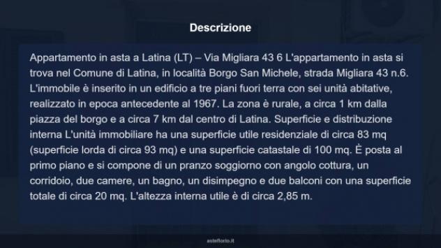 Immobile in asta di 83 m² in vendita a Latina - Foto 14