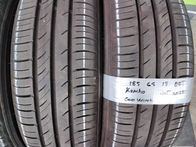 4 gomme usate kumho 185 65 15 88t estive - Foto 2