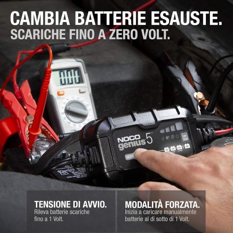 Noco caricabatterie Genius 5 eu 6V 12V 5A mantenitore di carica - Foto 3