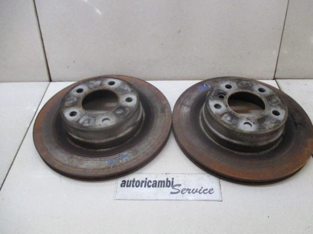 34216855002 COPPIA DISCHI FRENO POSTERIORI BMW SERIE 1 118 D E87 2.0 D 105KW 6M 5P (2007) RICAMBIO USATO 6764651