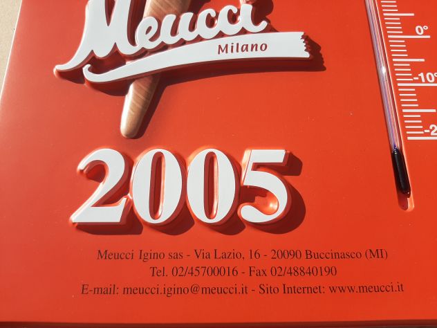 TERMOMETRO MEUCCI MILANO 100 ANNI NUOVO!!!! - Foto 2