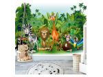 Fotomurale Adesivo Per Bambini Con Tanti Animaletti Arredalacasa