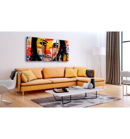Quadro Donna Colorata Cm. 60x30 E 120x60 - ARREDALACASA - Foto 2