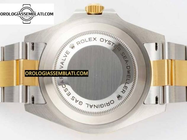 Replica rolex SEA-DWELLER 126603 QUADRANTE NERO BEST EDITION 1:1 SU BRACCIALE SS/YG 3235 - Foto 11