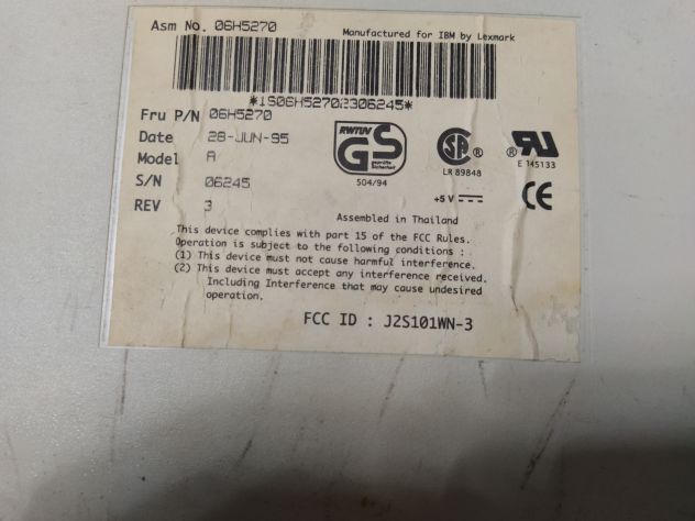 R81 - TASTIERA PER PC - IBM - Foto 2