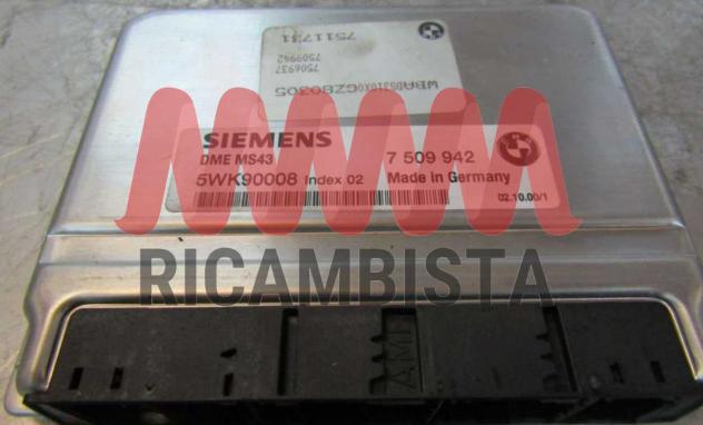 5WK90008 BMW 325i centralina motore Siemens