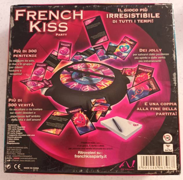 French Kiss Party, originale gioco da tavolo/party game di AV Editions - Foto 6