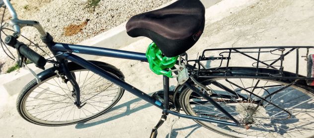Bicicletta Lombardo Siena blu metallizzata cambio Shimano - Foto 2