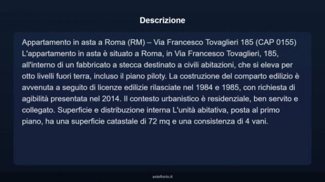 Immobile in asta di 72 m² in vendita a Roma - Foto 5
