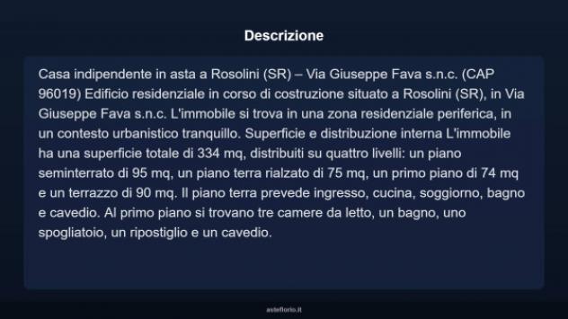 Immobile in asta di 334 m² in vendita a Rosolini - Foto 17