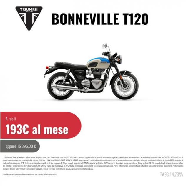 TRIUMPH Bonneville T120 2026 - Foto 2