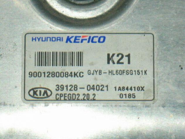 3912804021 ECU KIA RIO 39128-04021 3912804021 KEFICO K21 9001280084KC - Foto 2
