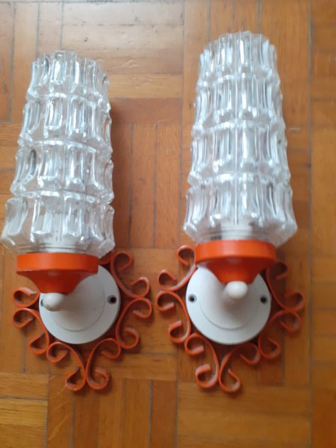 Lampade da parete vintage set 2 anni 50