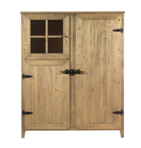 Credenza multiuso in legno vecchio di pino. Cod 12045 - Foto 2