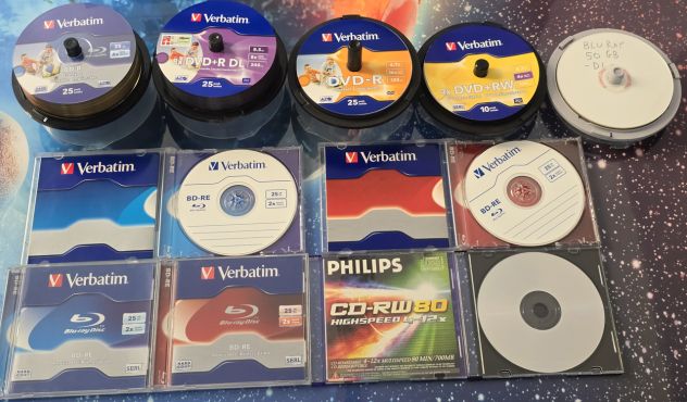 CD DVD Blu-ray scrivibili e riscrivibili : Dischi NUOVI da registrare - Foto 9