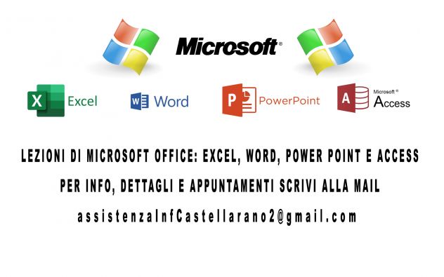 Lezioni di Microsoft Office: Excel, Word, PowerPoint, Access