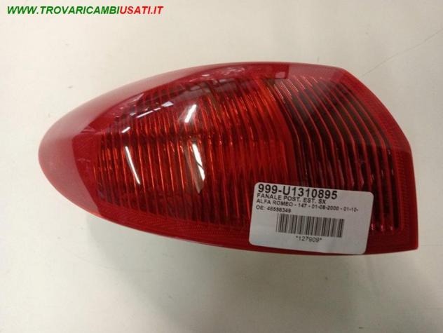 FANALE POST. EST. SX 999-U1310895 Parti elettriche Fanaleria Fanali Fanale post. sx. ALFA ROMEO - 147 - 01-08-2000 - 01-10-2004, ALFA ROMEO - 14