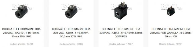 -BOBINE ELETTROMAGNETICHE 230V