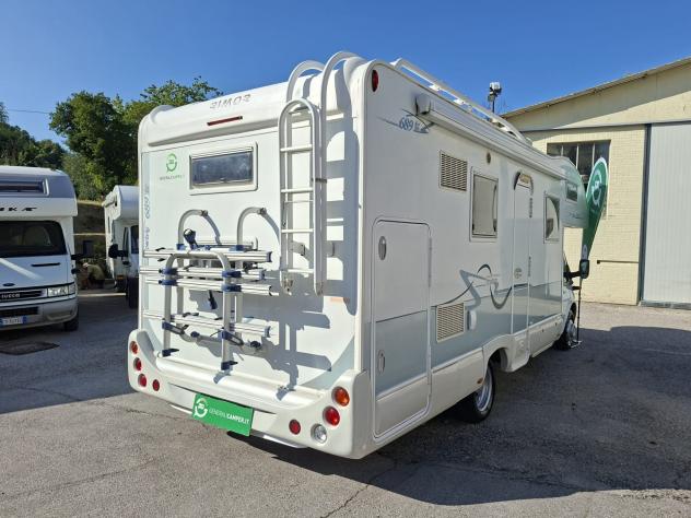 CAMPER RIMOR FORD MANSARDATO 7 POSTI DOPPIA DINETTE LETTI CASTELLO CLIMATIZZATORE FOTOVOLTAICO GEMELLATO POSTERIORE CAMPEGGIO USATI GENERALI 1539 - Foto 4