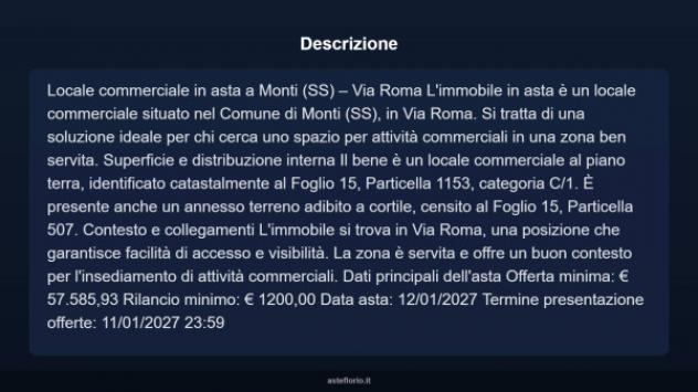 Immobile in asta di 70 m² in vendita a Monti - Foto 10