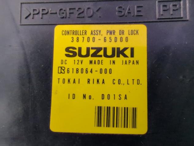 38700-65D00 CENTRALINA CHIUSURA CENTRALIZZATA SUZUKI GRAND VITARA 2.0 D 4X4 80KW 5M 5P (2001) RICAMBIO USATO - Foto 4