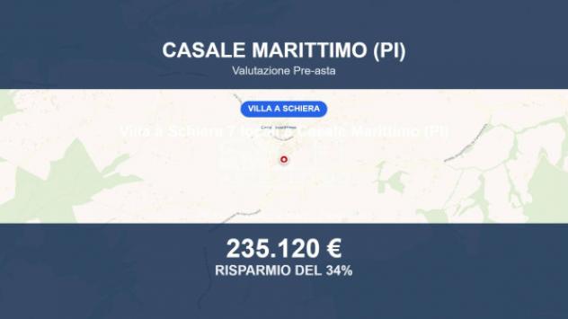 Immobile in asta di 197 m² con più di 5 locali e box auto in vendita a Casale Marittimo