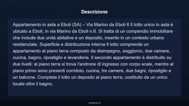 Immobile in asta di 150 m² in vendita a Eboli - Foto 2