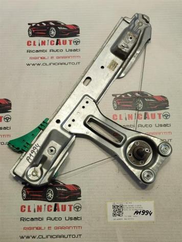 MECCANISMO ALZAVETRO POST. DX OPEL Astra J 2° Serie 13313572 13260132 RH (11)