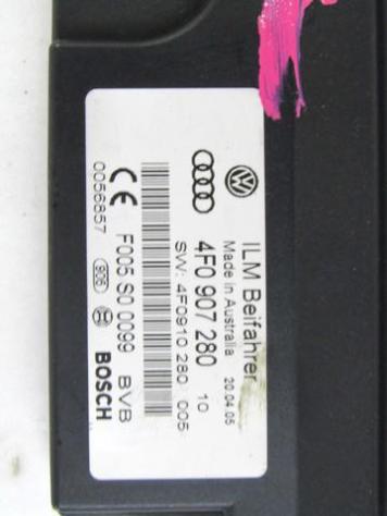 4F0907280 CENTRALINA COMFORT AUDI A6 SW 3.0 D 4X4 165KW AUT 5P (2006) RICAMBIO USATO - Foto 2