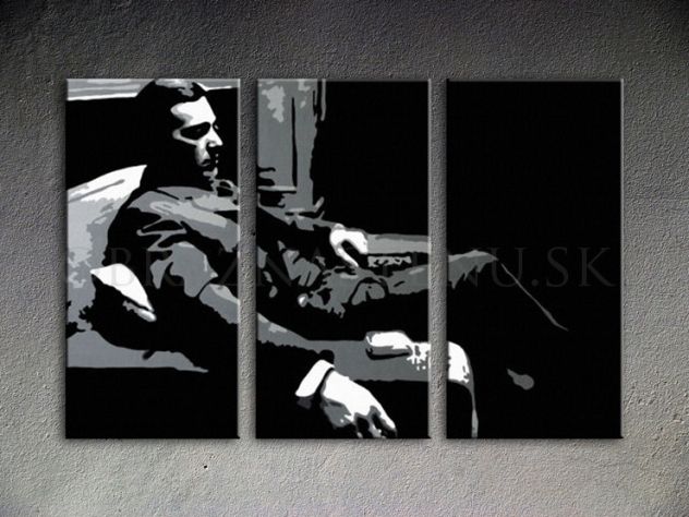 Quadro dipinto a mano Il Padrino - The Godfather - Foto 2