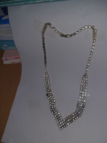 Collana con tre strass - Foto 4