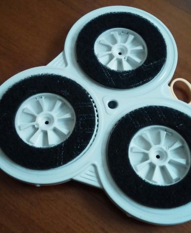 PIASTRA 3 SPAZZOLE VORWERK FOLLETTO ORIGINALI - Foto 2