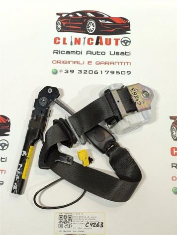 CINTURA DI SICUREZZA ANTERIORE DESTRA CON PRETENSIONATORE OPEL Meriva 3° Serie 13305706 34056418D A14NEL (10) - Foto 2