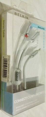 Belkin Cavo Stereo per iPod/iPhone con spinotto da 3.5mm.RCA e cavo da 2.1metri - Foto 3
