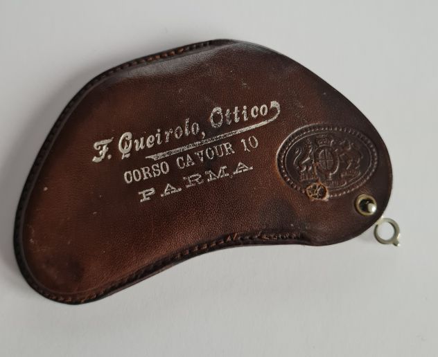 Occhiali d'epoca a molla Ottico F.Queirolo Corso Cavour Parma - Foto 2
