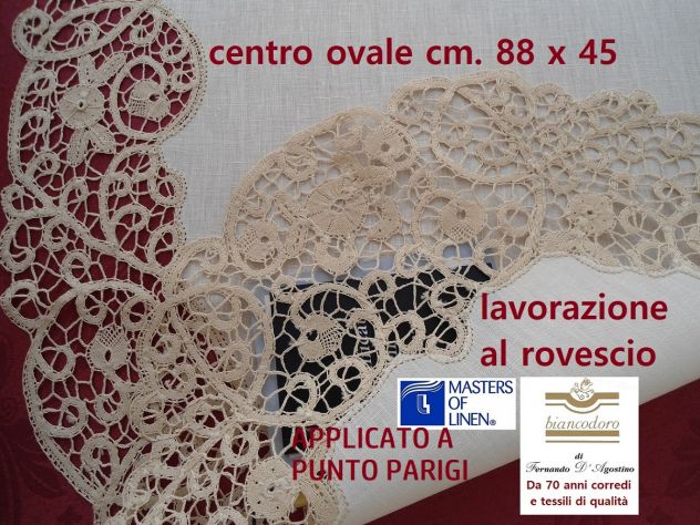 CENTRI LINO PIZZO TOMBOLO E CANTU' FATTI A MANO 5 MODELLI - Foto 10
