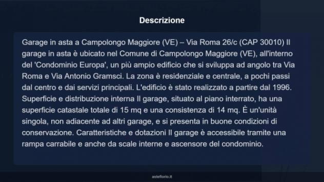 Immobile in asta di 15 m² in vendita a Campolongo Maggiore - Foto 5
