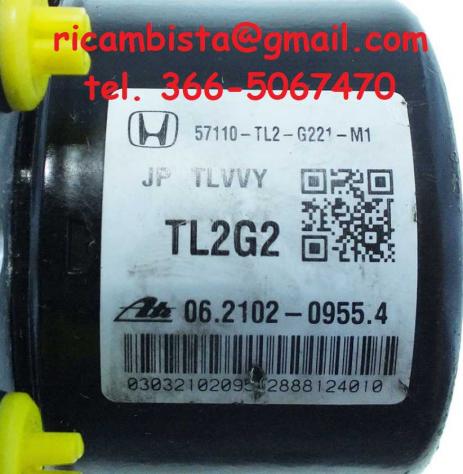06.2109-5177.3 Honda Accord gruppo ABS pompa centralina