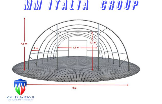 AGRITUNNEL  MM ITALIA 9,15 X 12 MT. PROFESSIONALI € 3.249,00 - Foto 10