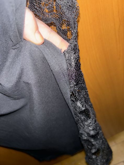 TOP/CANOTTIERA IN OTTIME CONDIZIONI,IN PIZZO NERO,MARCA”CALLIOPE”ORIGINALE,DA DO - Foto 9