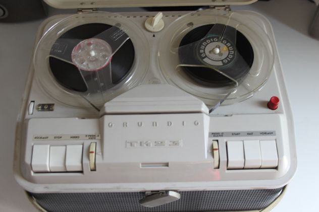 REGISTRATORE a bobina/nastro GRUNDIG TK 23 reel tape player vintage