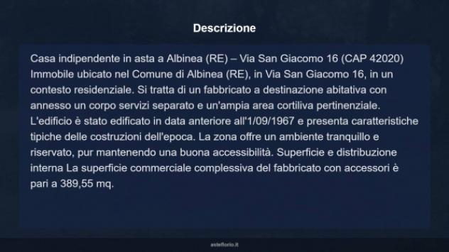 Immobile in asta di 389 m² con più di 5 locali in vendita a Albinea - Foto 9