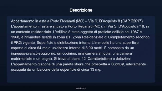 Immobile in asta di 64 m² in vendita a Porto Recanati - Foto 18